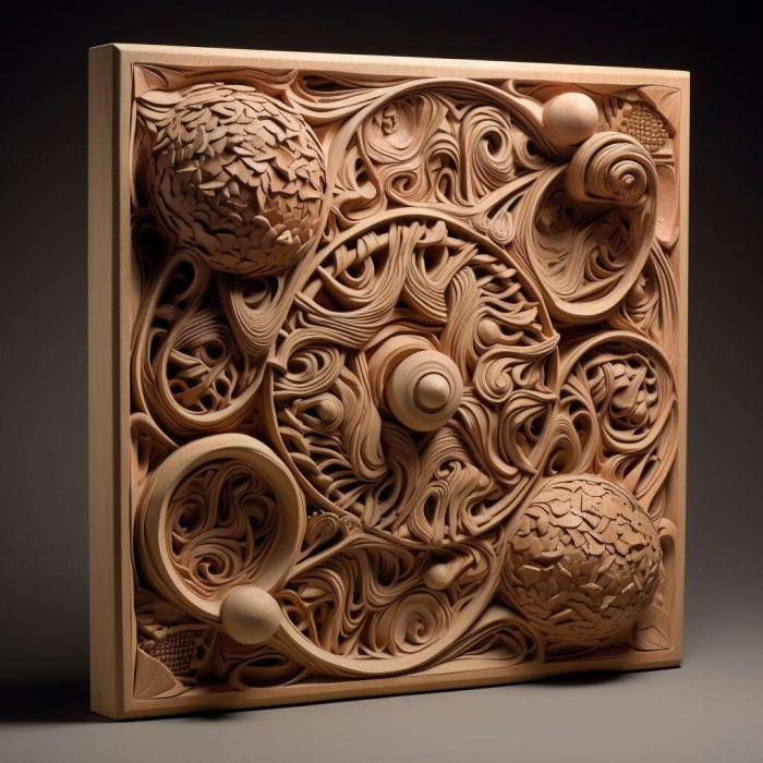 نموذج ثلاثي الأبعاد لآلة CNC 3D Art 